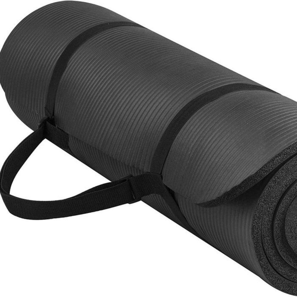 GoYoga All-Purpose 1/2-Inch Extra Thick Yoga Mat